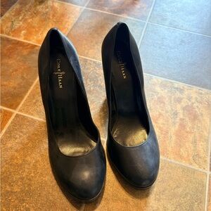 Cole Haan Black Platform Stiletto Pumps